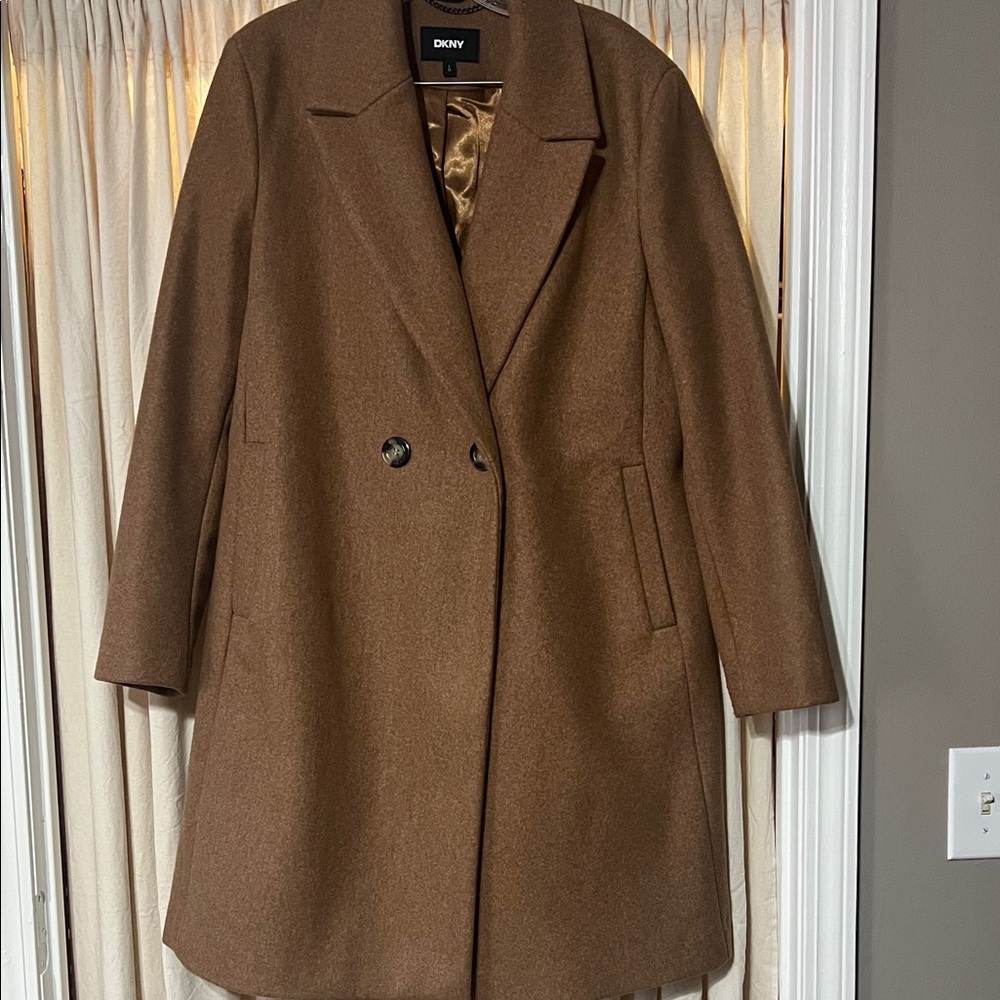 DKNY One Button Coat